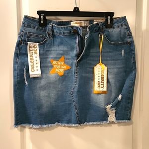 Blue jean skirt